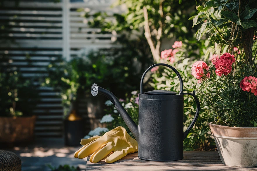 growing potato plants in pots